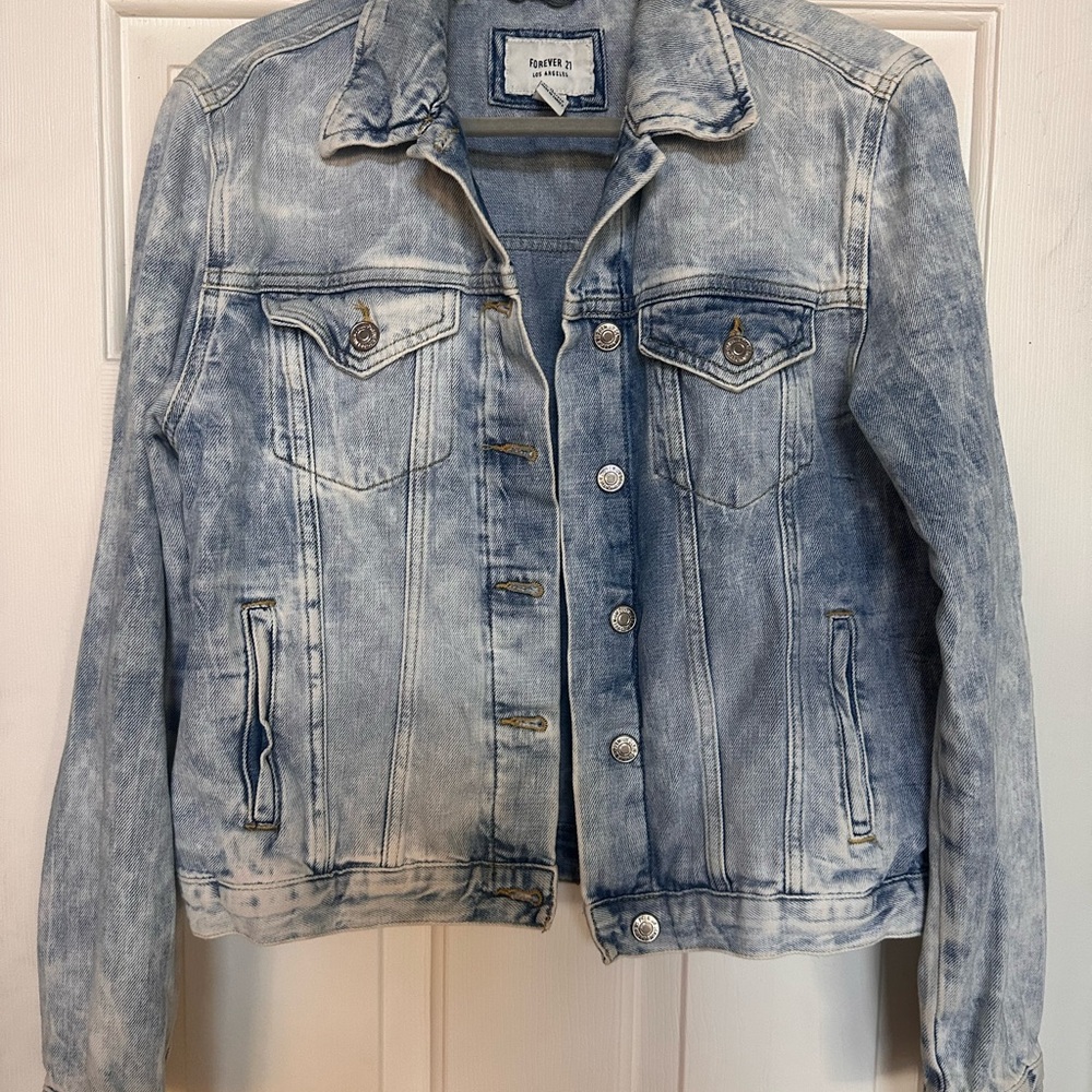 Forever 21 Light Wash Denim Jacket